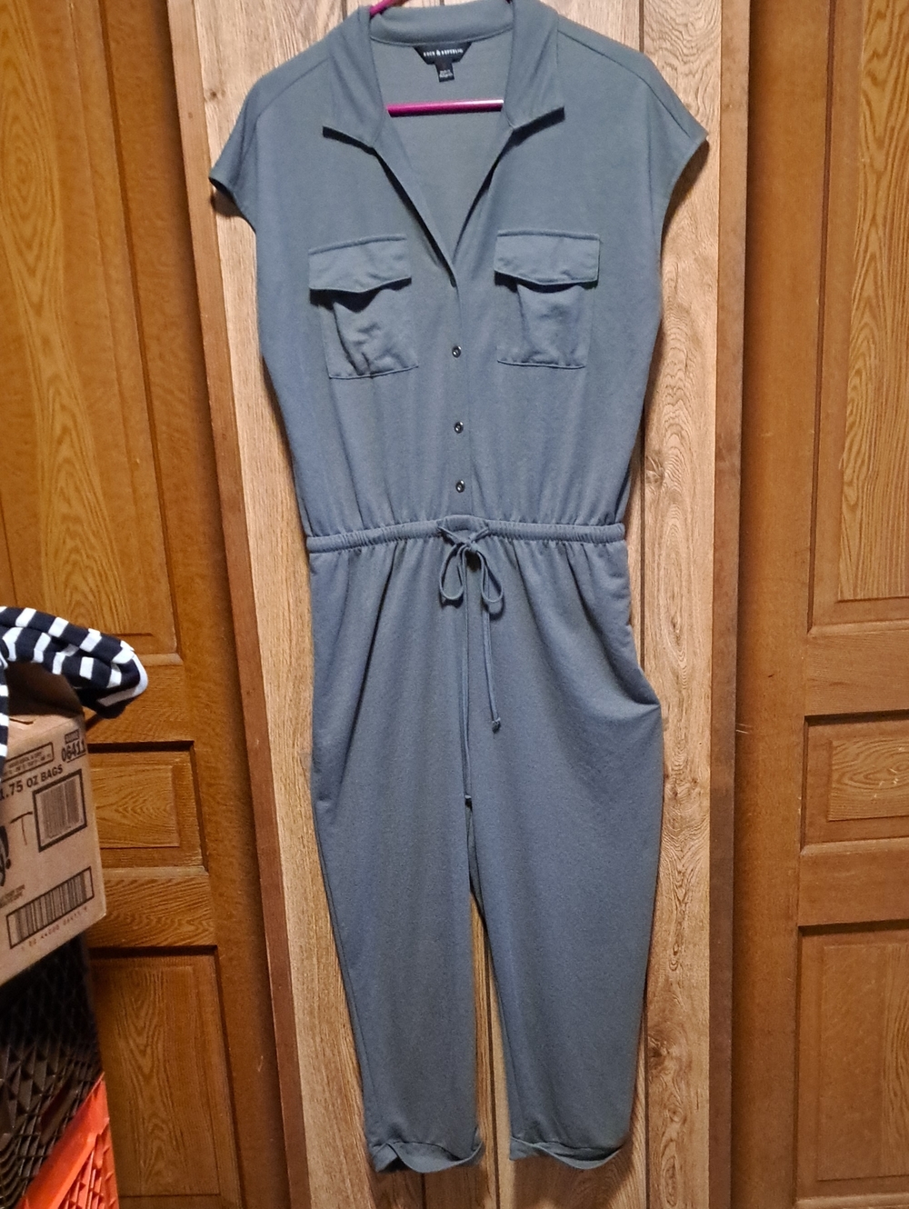 Rock and Republic Gray Jumpsuit Size M